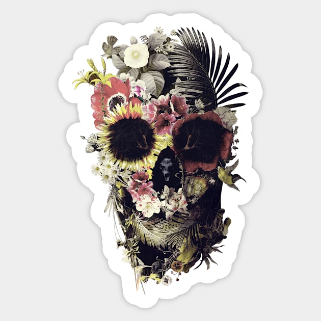 Garden Skull Sticker by aligulec